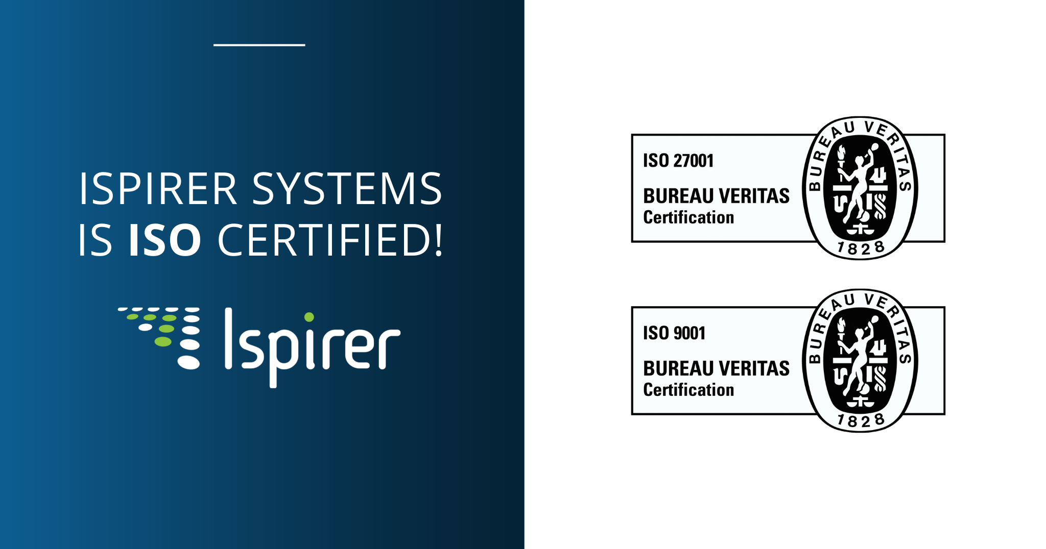 Ispirer Systems ISO Certificates