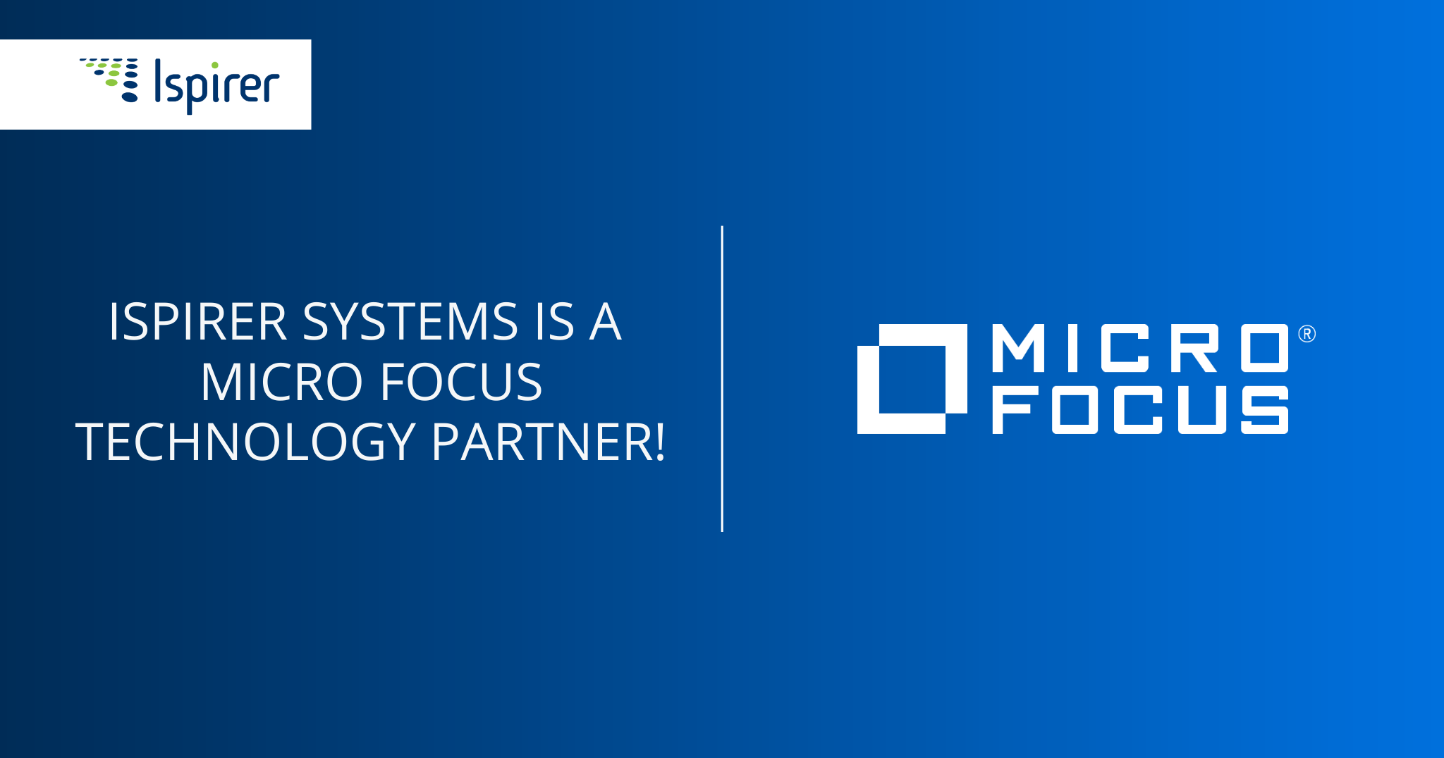 Ispirer and Micro Focus Partnership Image